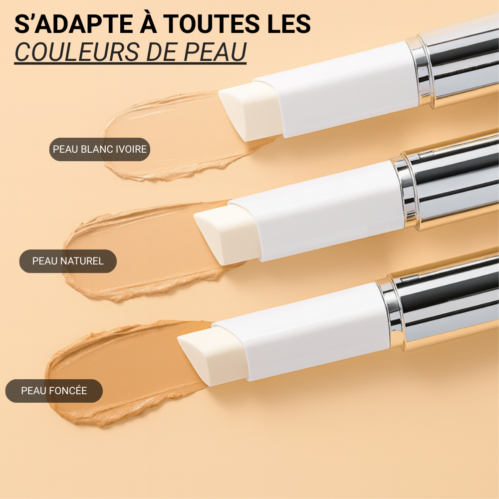 Fond de teint 2-en-1 avec pinceau intégré