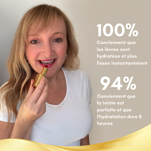 Rouge à lèvres correcteur de pH