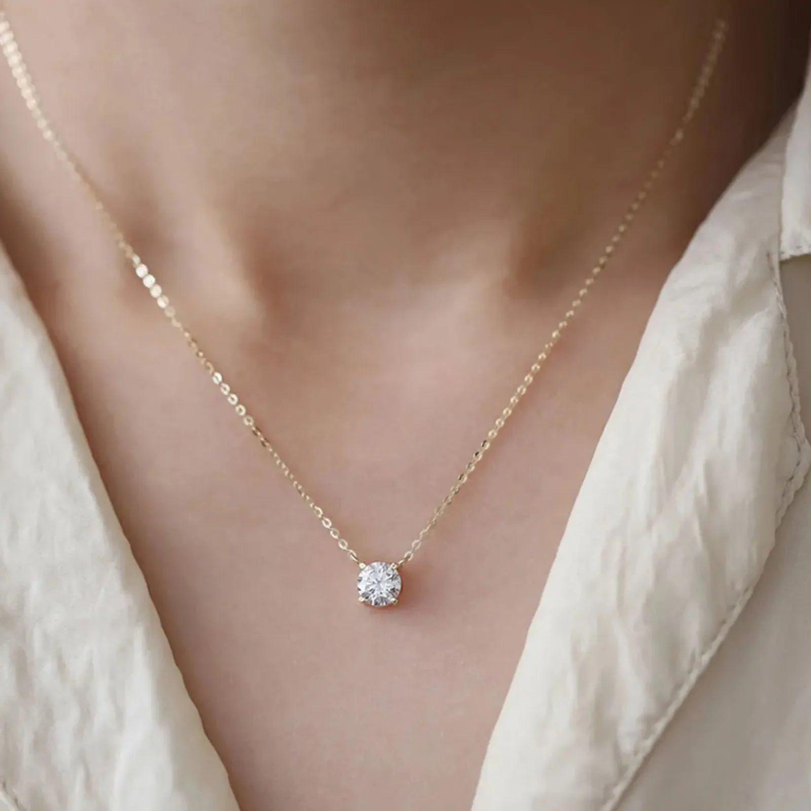 Collier Solitaire Marie